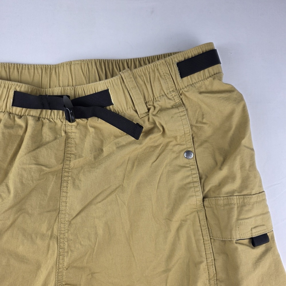 The North Face Tan Mens M  Ripstop cotton Belted Outdoor Hiking Cargo Shorts - Picture 3 of 13